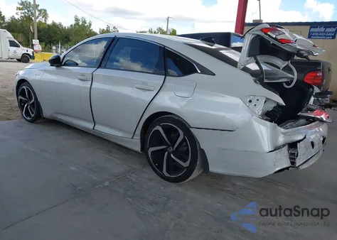 2022 Honda Accord Hybrid Sport from USA, damaged, VIN 1HGCV3F22NA031178